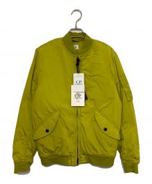 C.P COMPANY（シーピーカンパニー）の古着「SHORT JACKET WADDING PADDING」｜ライムグリーン