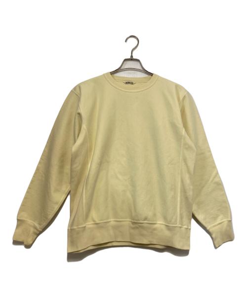 AURALEE（オーラリー）AURALEE (オーラリー) SUPER MILLED SWEAT P/O イエロー サイズ:3の古着・服飾アイテム