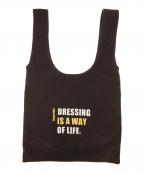 Hoawハァウ）の古着「ベロアマルシェバッグ」｜ブラウン