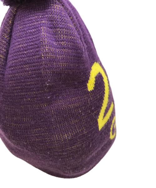 SUPREME（シュプリーム）Supreme (シュプリーム) 22AW 24k gold beanie パープルの古着・服飾アイテム