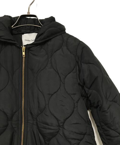 Emma Taylor（エマテイラー）Emma Taylor (エマテイラー) 3wayキルティングフードコート ブラック サイズ:38の古着・服飾アイテム