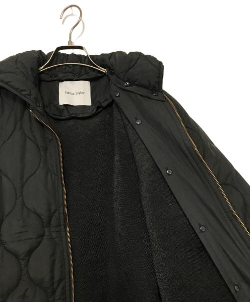 Emma Taylor（エマテイラー）Emma Taylor (エマテイラー) 3wayキルティングフードコート ブラック サイズ:38の古着・服飾アイテム