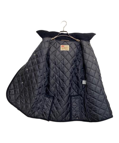 Traditional Weatherwear（トラディショナルウェザーウェア）Traditional Weatherwear (トラディショナルウェザーウェア) キルティングコート グリーン×ネイビー サイズ:38の古着・服飾アイテム