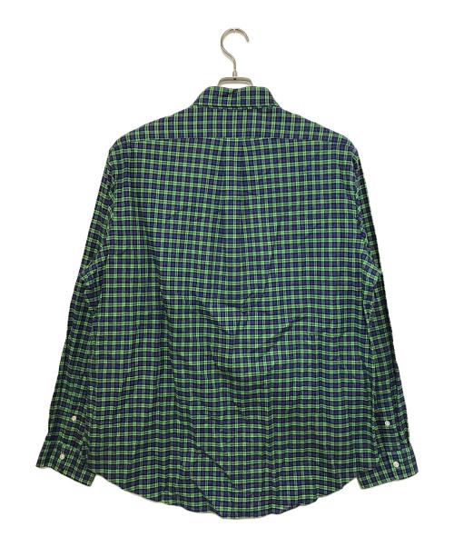 POLO RALPH LAUREN（ポロ・ラルフローレン）POLO RALPH LAUREN (ポロ・ラルフローレン) チェックシャツ ブルー×グリーン サイズ:XLの古着・服飾アイテム