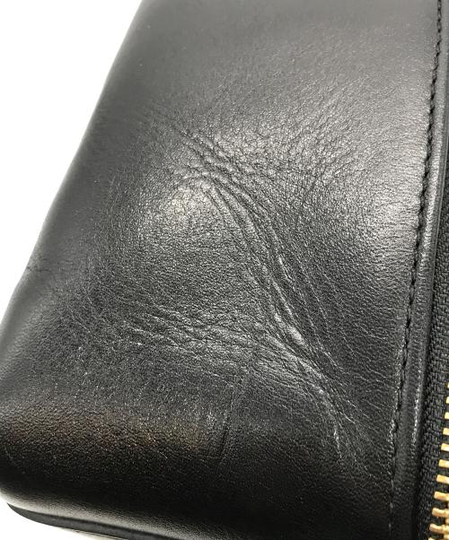 TIDE WAY（タイドウェイ）TIDE WAY (タイドウェイ) レザーショルダーバッグ ブラックの古着・服飾アイテム