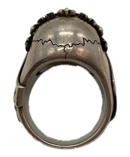 JUSTIN DAVIS（ジャスティンデイビス）JUSTIN DAVIS (ジャスティンデイビス) BLESSING SKULL / ラインストーンブレッシングスカルリング サイズ:14号の古着・服飾アイテム