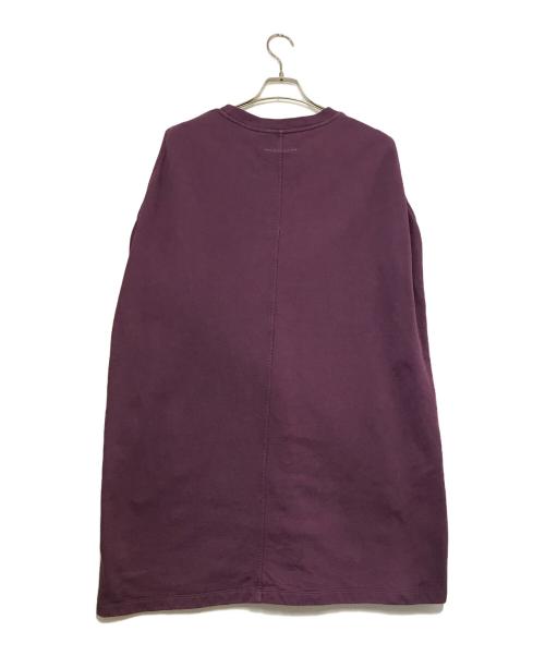 MM6 Maison Margiela（エムエムシックスメゾンマルジェラ）MM6 Maison Margiela (エムエムシックス メゾンマルジェラ) ノースリーブスウェットワンピース パープル サイズ:Ｍの古着・服飾アイテム
