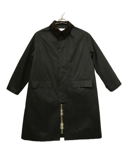 Barbour（バブアー）Barbour (バブアー) MARKAWARE (マーカウェア) 別注 BURGHLEY / バーレイ オイルドロングコート グリーン サイズ:1の古着・服飾アイテム