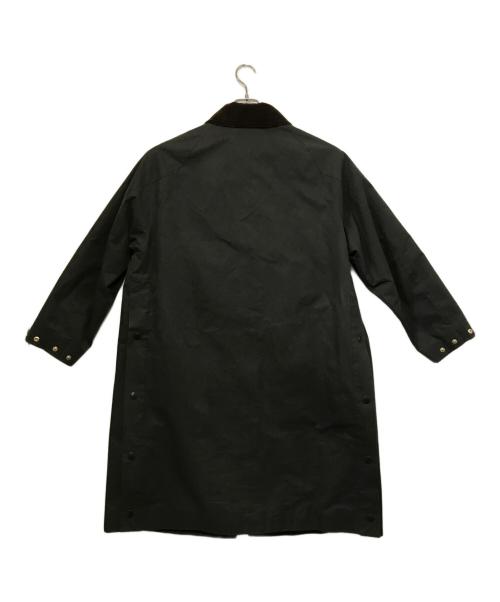 Barbour（バブアー）Barbour (バブアー) MARKAWARE (マーカウェア) 別注 BURGHLEY / バーレイ オイルドロングコート グリーン サイズ:1の古着・服飾アイテム