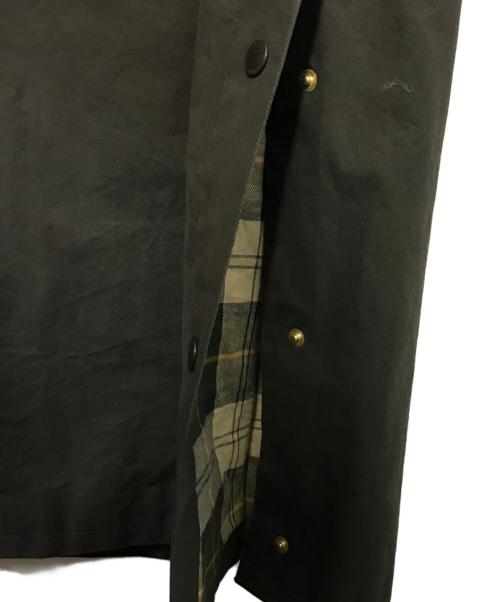 Barbour（バブアー）Barbour (バブアー) MARKAWARE (マーカウェア) 別注 BURGHLEY / バーレイ オイルドロングコート グリーン サイズ:1の古着・服飾アイテム