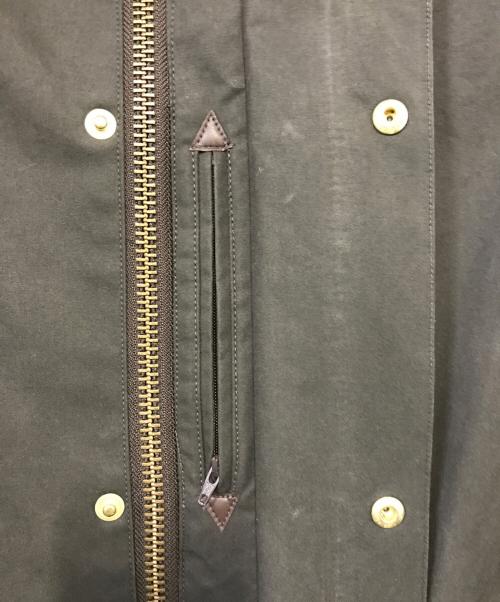 Barbour（バブアー）Barbour (バブアー) MARKAWARE (マーカウェア) 別注 BURGHLEY / バーレイ オイルドロングコート グリーン サイズ:1の古着・服飾アイテム