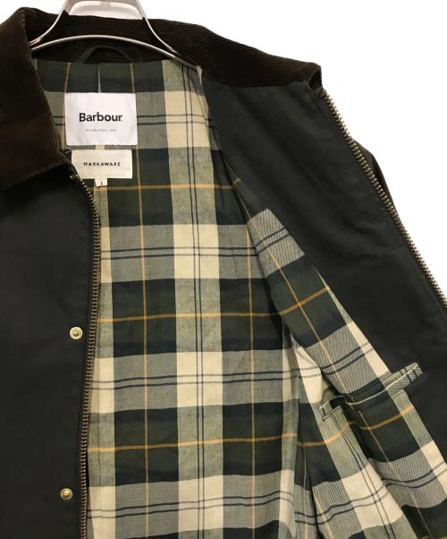 Barbour（バブアー）Barbour (バブアー) MARKAWARE (マーカウェア) 別注 BURGHLEY / バーレイ オイルドロングコート グリーン サイズ:1の古着・服飾アイテム