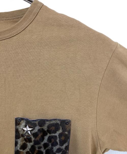 SCHOTT BROS.（ショット）SCHOTT BROS. (ショットブロス) HAIRY LEATHER PKT T ONESTAR ブラウン サイズ:Ｍの古着・服飾アイテム