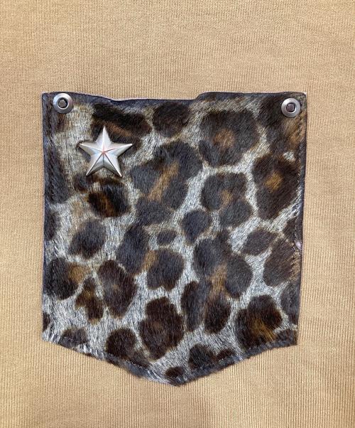 SCHOTT BROS.（ショット）SCHOTT BROS. (ショットブロス) HAIRY LEATHER PKT T ONESTAR ブラウン サイズ:Ｍの古着・服飾アイテム