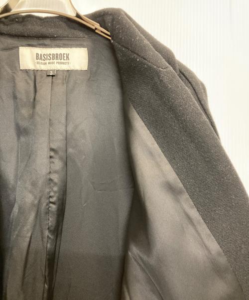 BASISBROEK（バージスブルック）BASISBROEK (バージスブルック) ロングコート ブラック サイズ:3の古着・服飾アイテム