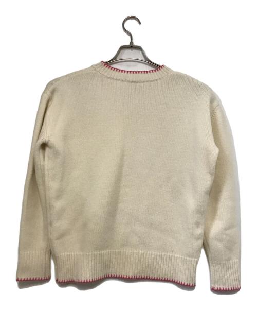 OBLI（オブリ）OBLI (オブリ) ステッチニット アイボリー サイズ:記載なしの古着・服飾アイテム