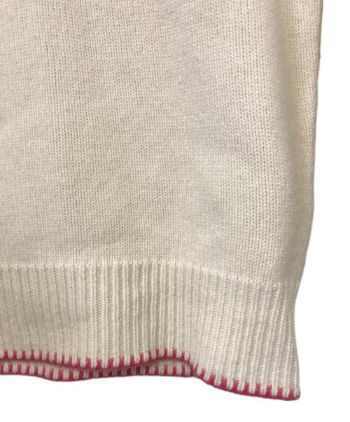 OBLI（オブリ）OBLI (オブリ) ステッチニット アイボリー サイズ:記載なしの古着・服飾アイテム