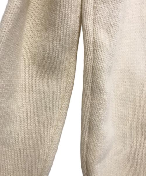 OBLI（オブリ）OBLI (オブリ) ステッチニット アイボリー サイズ:記載なしの古着・服飾アイテム