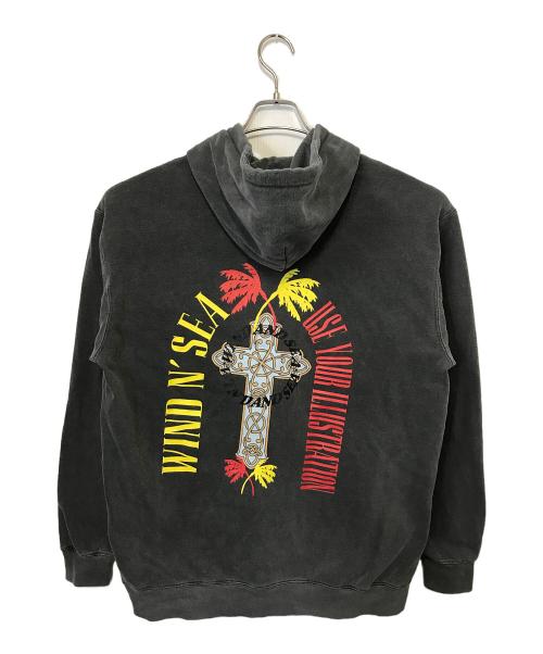 WIND AND SEA（ウィンダンシー）WIND AND SEA (ウィンダンシー) Thrash Heritage Sulfer Hoodie グレー サイズ:Ⅼの古着・服飾アイテム