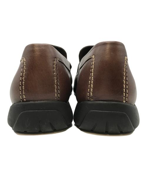 PARABOOT（パラブーツ）PARABOOT (パラブーツ) レザードライビングシューズ ブラウン サイズ:UK 7の古着・服飾アイテム