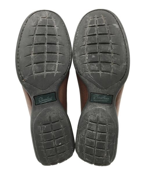 PARABOOT（パラブーツ）PARABOOT (パラブーツ) レザードライビングシューズ ブラウン サイズ:UK 7の古着・服飾アイテム