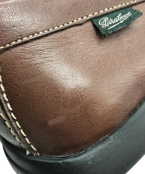 PARABOOT（パラブーツ）PARABOOT (パラブーツ) レザードライビングシューズ ブラウン サイズ:UK 7の古着・服飾アイテム