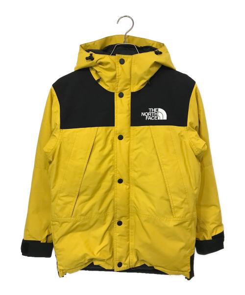 THE NORTH FACE（ザ ノース フェイス）THE NORTH FACE (ザ ノース フェイス) マウンテンダウンジャケット ブラック×イエロー サイズ:XSの古着・服飾アイテム