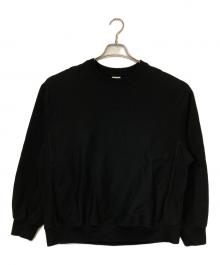 blurhms ROOTSTOCK（ブラームスルーツストック）の古着「Soft&Hard Sweat P/O Big」｜ブラック