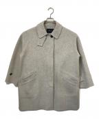 FRAMeWORKフレームワーク）の古着「リバーバルカラーショートコート」｜グレー