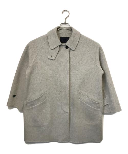 FRAMeWORK（フレームワーク）FRAMeWORK (フレームワーク) リバーバルカラーショートコート グレー サイズ:36の古着・服飾アイテム