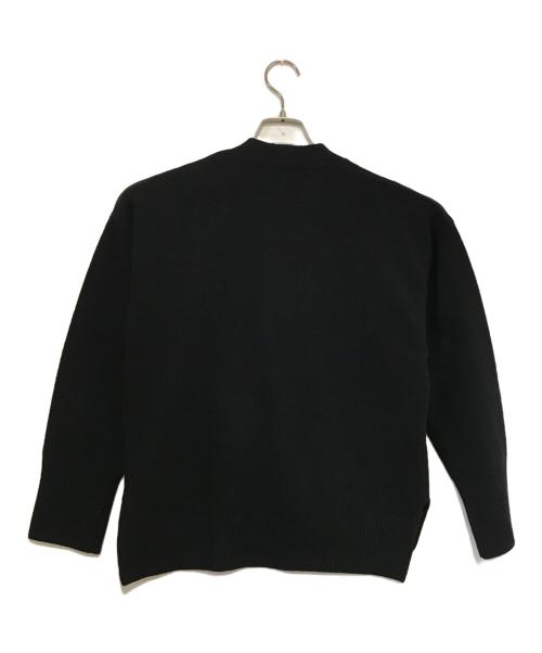 MACPHEE（マカフィー）MACPHEE (マカフィー) NZ LAMB 9G Vネックカーディガン ブラック サイズ:Ｓの古着・服飾アイテム