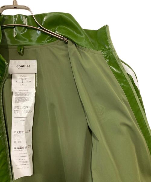 doublet（ダブレット）doublet (ダブレット) LAMINATE TRACK JACKET グリーン サイズ:Ｓの古着・服飾アイテム