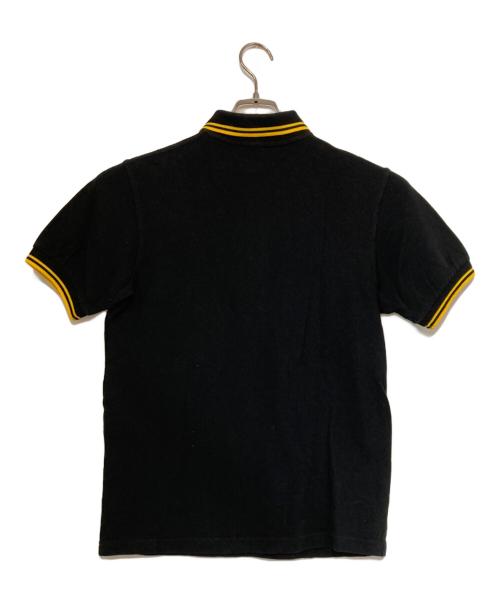 FRED PERRY（フレッドペリー）FRED PERRY (フレッドペリー) ポロシャツ ブラック×イエロー サイズ:36の古着・服飾アイテム
