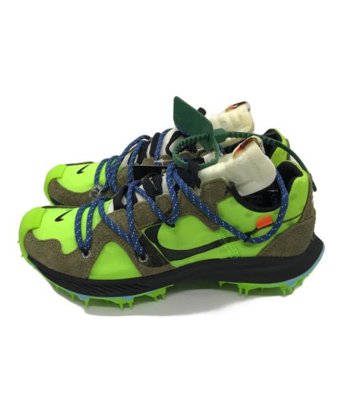 NIKE（ナイキ）NIKE (ナイキ) OFFWHITE (オフホワイト) WMNS ZOOM TERRA KIGER 5 /OW(ウィメンズズームテラカイガ―5 /OW) グリーン×ブラック サイズ:24.5cmの古着・服飾アイテム