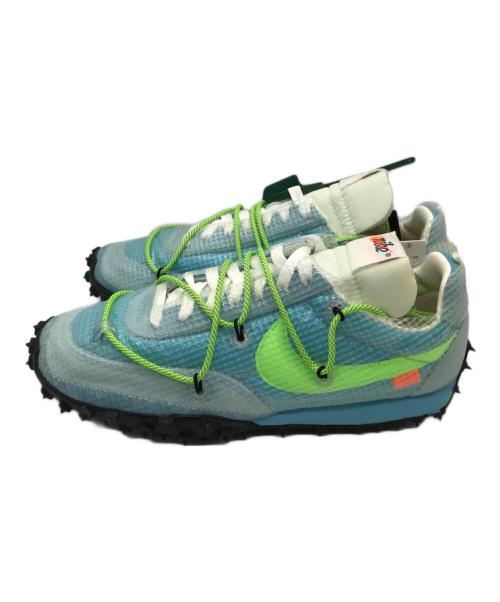 NIKE（ナイキ）NIKE (ナイキ) OFFWHITE (オフホワイト) W WAFFLE RACER / OW(W ワッフルレーサー /OW) ブルー×グリーン サイズ:25.0cmの古着・服飾アイテム