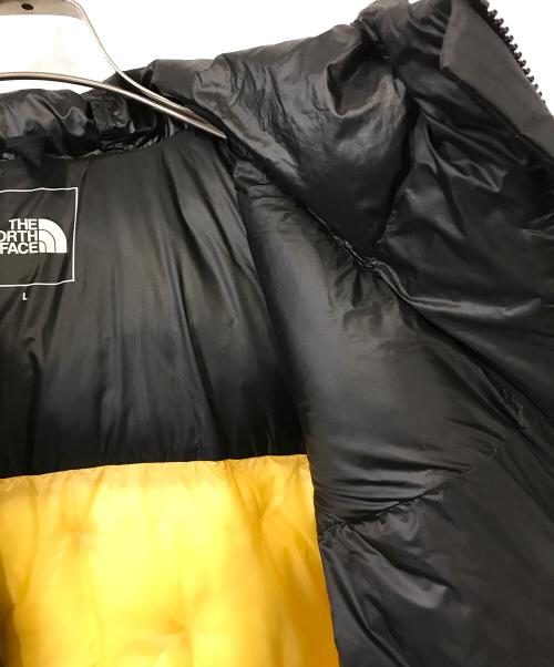 THE NORTH FACE（ザ ノース フェイス）THE NORTH FACE (ザ ノース フェイス) ポラリスインサレーテッドフーディ ブラック×イエロー サイズ:Ⅼの古着・服飾アイテム