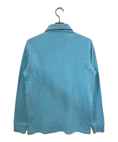 POLO RALPH LAUREN（ポロ・ラルフローレン）POLO RALPH LAUREN (ポロ・ラルフローレン) 長袖ポロシャツ ブルー サイズ:Mの古着・服飾アイテム