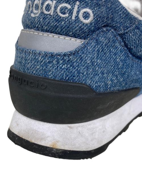 Sangacio（サンガッチョ）SANGACIO (サンガッチョ) デニム地スニーカー インディゴ サイズ:25.5の古着・服飾アイテム