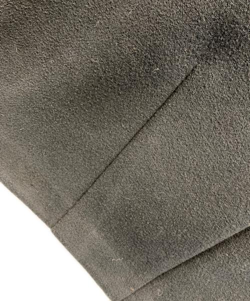 UNTITLED（アンタイトル）UNTITLED (アンタイトル) ダブルジョーゼット ノーカラー ジャケット ネイビー サイズ:2の古着・服飾アイテム