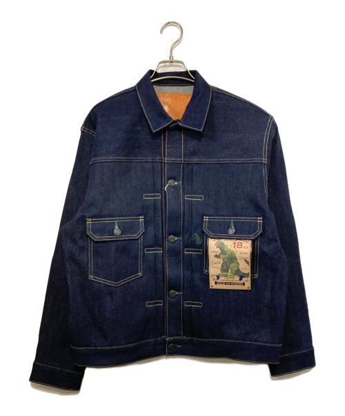 STUDIO D'ARTISAN（ステュディオダルチザン）STUDIO D'ARTISAN (ステュディオダルチザン) 18oz GOZILLA DENIM JACKET / ゴジラデニムジャケット インディゴ サイズ:42の古着・服飾アイテム