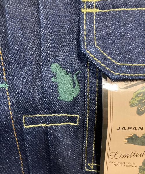 STUDIO D'ARTISAN（ステュディオダルチザン）STUDIO D'ARTISAN (ステュディオダルチザン) 18oz GOZILLA DENIM JACKET / ゴジラデニムジャケット インディゴ サイズ:42の古着・服飾アイテム