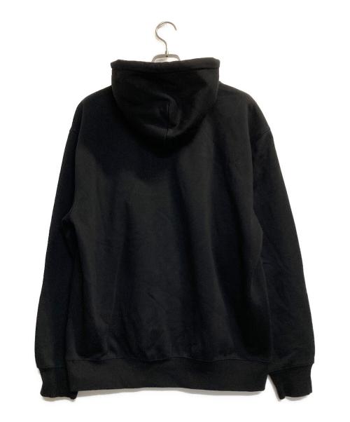 CarHartt（カーハート）CarHartt (カーハート) 裏起毛ロゴパーカー ブラック サイズ:ＸＬの古着・服飾アイテム