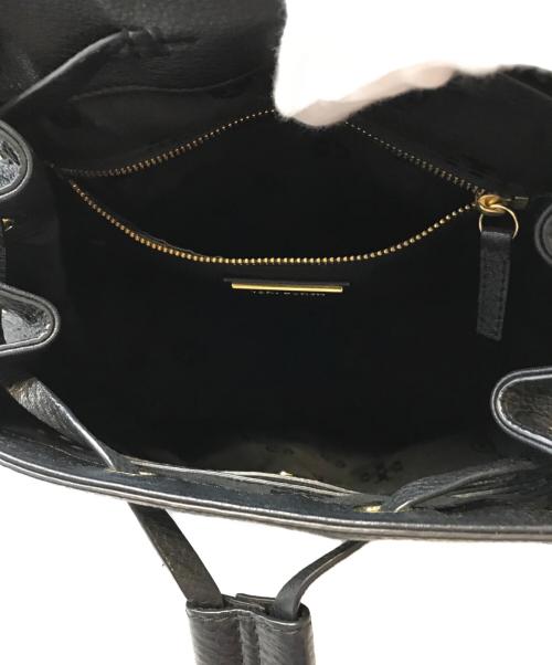 TORY BURCH（トリーバーチ）TORY BURCH (トリーバーチ) レザーミニリュック ブラックの古着・服飾アイテム