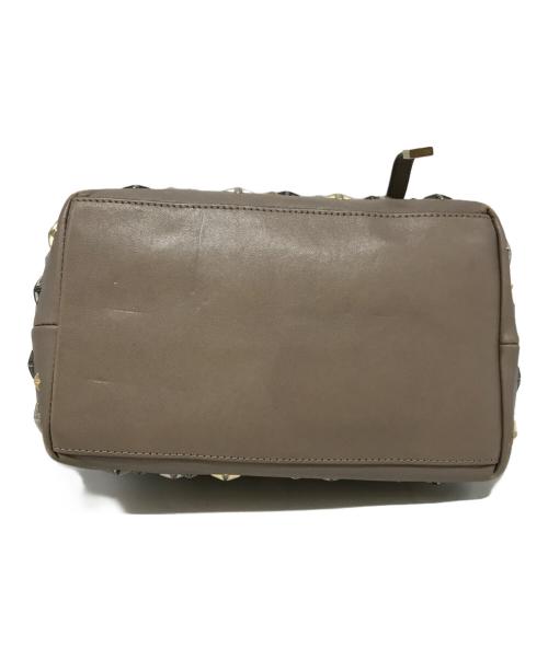 JIMMY CHOO（ジミーチュウ）JIMMY CHOO (ジミーチュウ) スタースタッズハンドバッグ グレーの古着・服飾アイテム