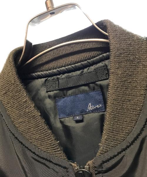 AVIREX（アヴィレックス）AVIREX (アヴィレックス) MA-1ジャケット ブラック サイズ:Ⅼの古着・服飾アイテム