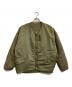 kha:ki（カーキ）の古着「REVERSIBLE MIL JACKET/ミリタリーリップストップナイロン×ツイルリバーシブルジャケット」｜カーキ