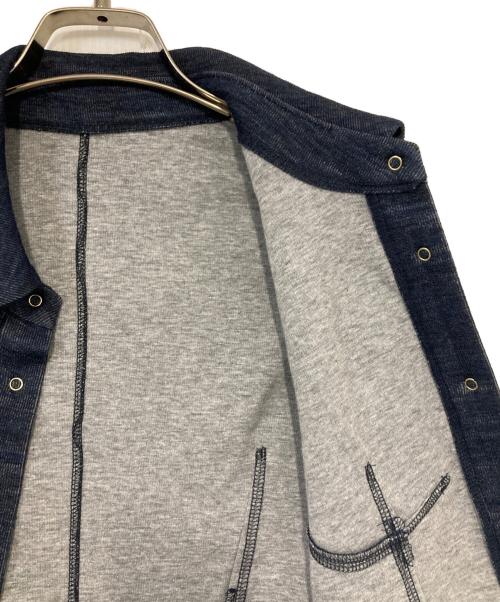 Mame Kurogouchi（マメクロゴウチ）Mame Kurogouchi (マメクロゴウチ) Wool Reversible-Jersey Shirt ブルー サイズ:1の古着・服飾アイテム