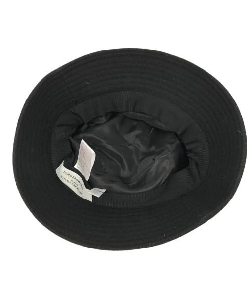 TOMORROW LAND（トゥモローランド）TOMORROW LAND (トゥモローランド) kijima takayuki (キジマタカユキ) バケットハット ブラック サイズ:2の古着・服飾アイテム
