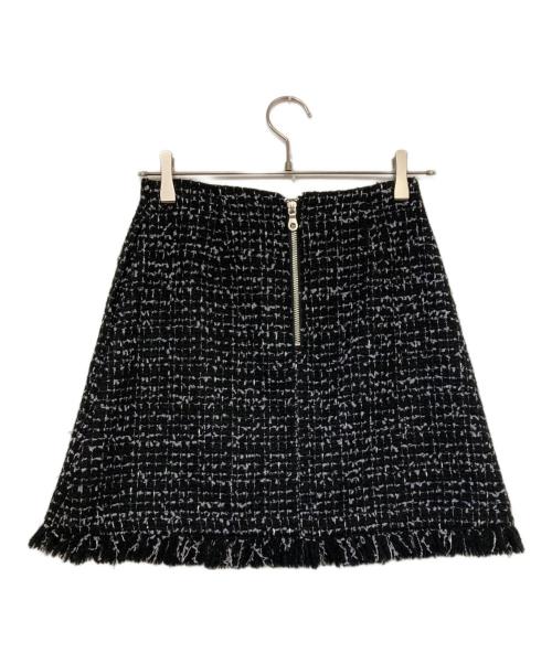Bluelea（ブルレア）Bluelea (ブルレア) ツイードスカート ブラック サイズ:36の古着・服飾アイテム