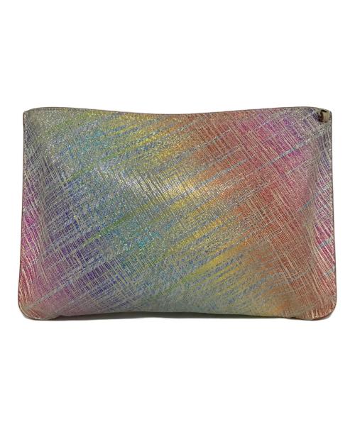 Christian Louboutin（クリスチャン・ルブタン）Christian Louboutin (クリスチャン・ルブタン) グラデーションスパイクスタッズクラッチショルダーバッグ マルチカラーの古着・服飾アイテム